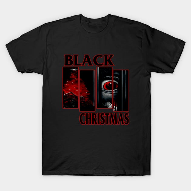 Black Christmas (Red Version) T-Shirt by The Dark Vestiary